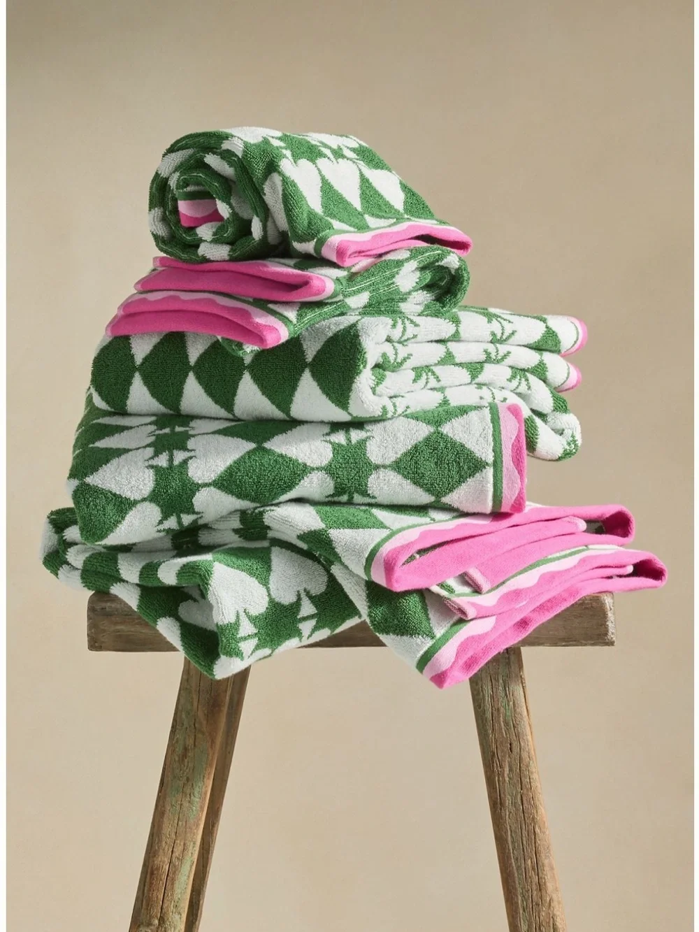 ANTHROPOLOGIE➕Ace Cotton Woven Icon Towel Collection NWT
